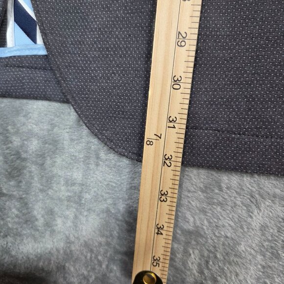 El Ganso Sport Coat Mens 48 Gray Microdot Unstructured Preppy Blazer Jacket - Picture 12 of 14